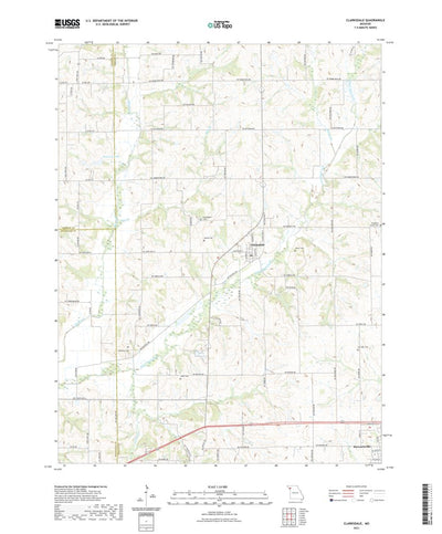 United States Geological Survey Clarksdale, MO (2021, 24000-Scale) digital map