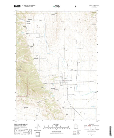 United States Geological Survey Clarkston, UT (2020, 24000-Scale) digital map