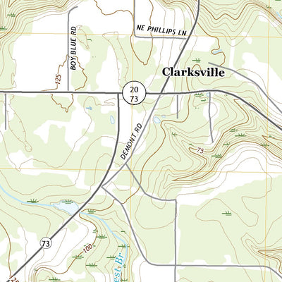 United States Geological Survey Clarksville, FL (2021, 24000-Scale) digital map