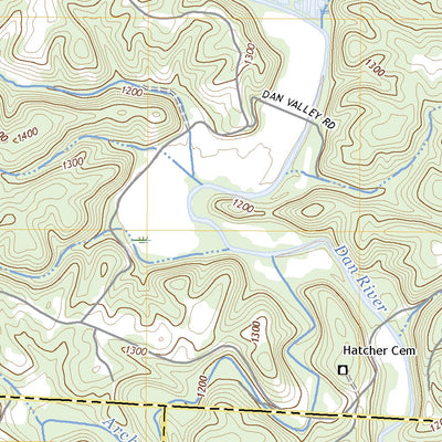 United States Geological Survey Claudville, VA (2022, 24000-Scale) digital map