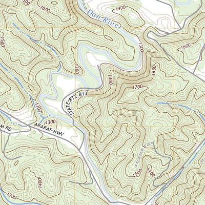 United States Geological Survey Claudville, VA (2022, 24000-Scale) digital map