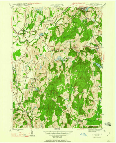 United States Geological Survey Claverack, NY (1947, 24000-Scale) digital map