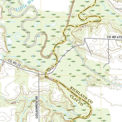 United States Geological Survey Clay City, IL (2021, 24000-Scale) digital map