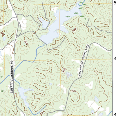 United States Geological Survey Claybrook, TN (2022, 24000-Scale) digital map