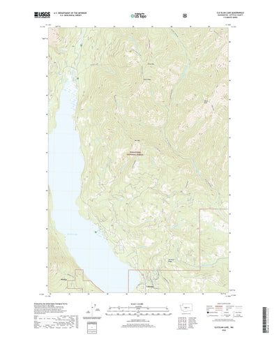 United States Geological Survey Cle Elum Lake, WA (2020, 24000-Scale) digital map