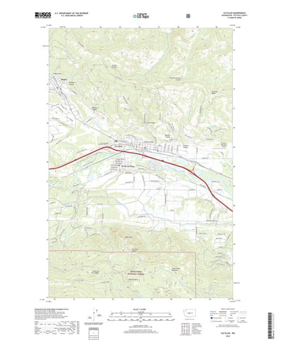 United States Geological Survey Cle Elum, WA (2020, 24000-Scale) digital map