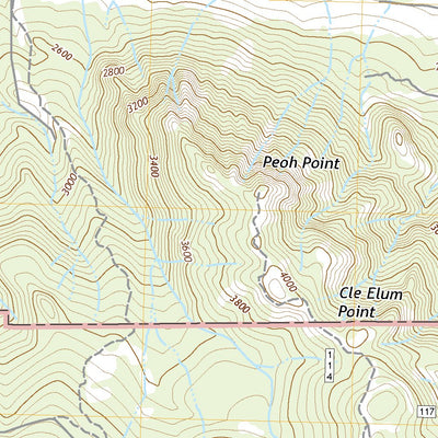 United States Geological Survey Cle Elum, WA (2020, 24000-Scale) digital map