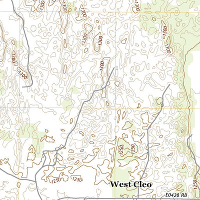 United States Geological Survey Cleo Springs, OK (2022, 24000-Scale) digital map