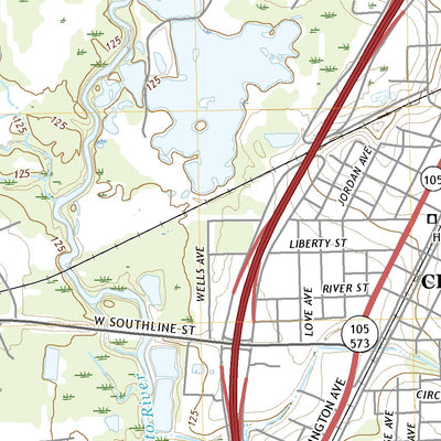 United States Geological Survey Cleveland, TX (2022, 24000-Scale) digital map