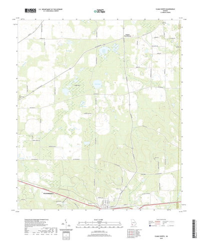 United States Geological Survey Climax North, GA (2020, 24000-Scale) digital map