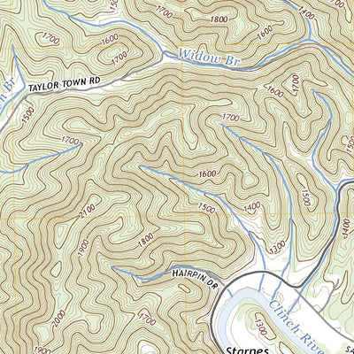United States Geological Survey Clinchport, VA (2022, 24000-Scale) digital map
