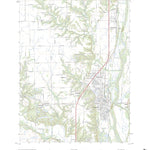 United States Geological Survey Clinton, IN (2022, 24000-Scale) digital map