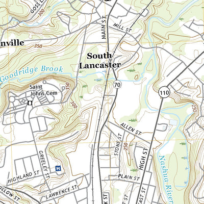 United States Geological Survey Clinton, MA (2021, 24000-Scale) digital map