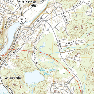 United States Geological Survey Clinton, MA (2021, 24000-Scale) digital map