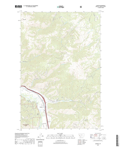 United States Geological Survey Clinton, MT (2020, 24000-Scale) digital map