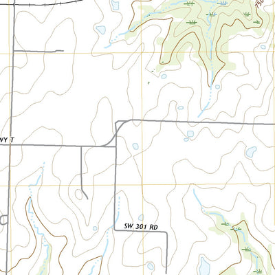 United States Geological Survey Clinton South, MO (2021, 24000-Scale) digital map