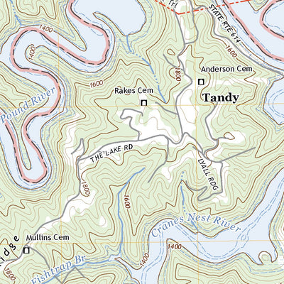 United States Geological Survey Clintwood, VA (2022, 24000-Scale) digital map