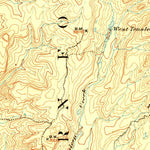 United States Geological Survey Cloud Peak, WY (1901, 125000-Scale) digital map