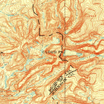 United States Geological Survey Cloud Peak, WY (1901, 125000-Scale) digital map