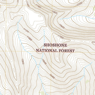 United States Geological Survey Clouds Home Peak, WY (2021, 24000-Scale) digital map