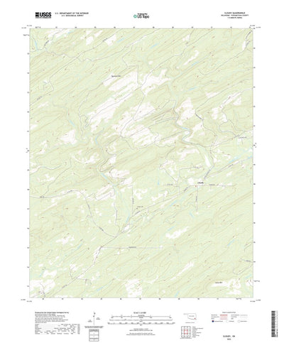 United States Geological Survey Cloudy, OK (2022, 24000-Scale) digital map