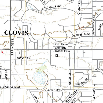 United States Geological Survey Clovis, NM (2020, 24000-Scale) digital map