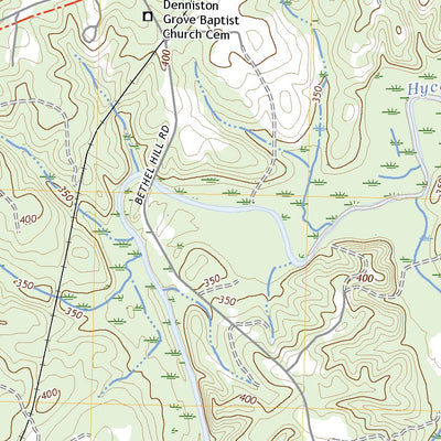 United States Geological Survey Cluster Springs, VA (2022, 24000-Scale) digital map