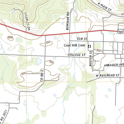 United States Geological Survey Coal Hill, AR (2020, 24000-Scale) digital map