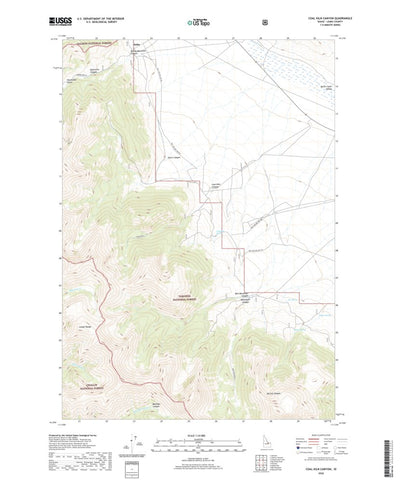 United States Geological Survey Coal Kiln Canyon, ID (2020, 24000-Scale) digital map