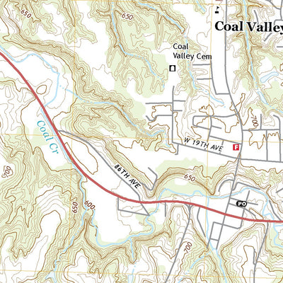 United States Geological Survey Coal Valley, IL (2021, 24000-Scale) digital map