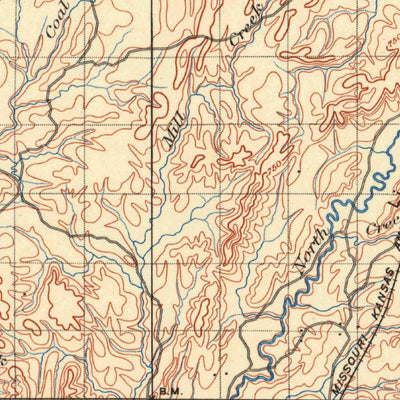 United States Geological Survey Coalgate, OK (1896, 125000-Scale) digital map