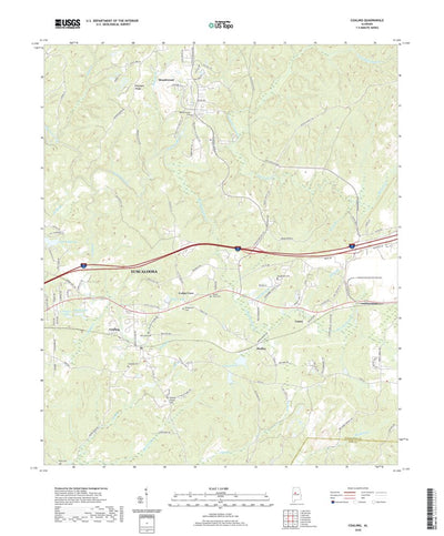 United States Geological Survey Coaling, AL (2020, 24000-Scale) digital map