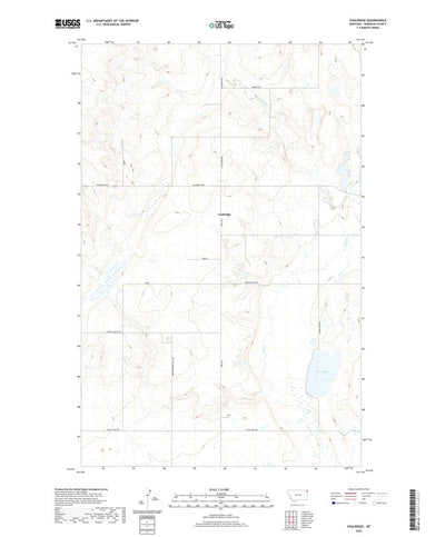 United States Geological Survey Coalridge, MT (2020, 24000-Scale) digital map
