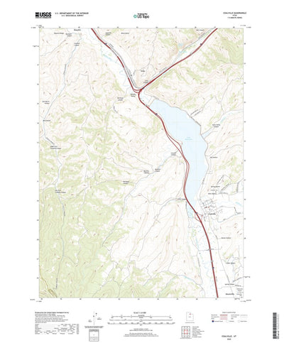 United States Geological Survey Coalville, UT (2020, 24000-Scale) digital map