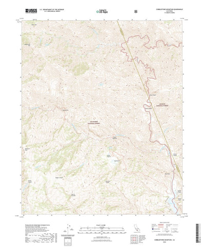 United States Geological Survey Cobblestone Mountain, CA (2022, 24000-Scale) digital map