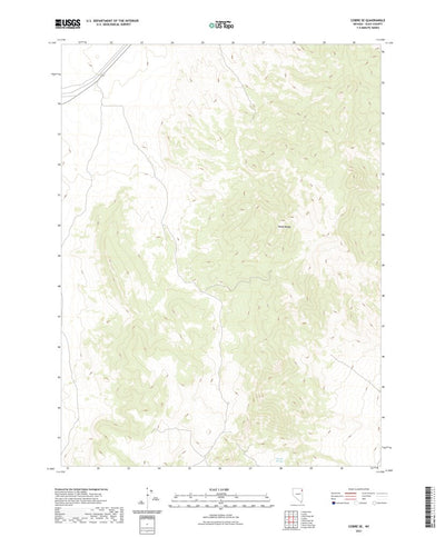 United States Geological Survey Cobre SE, NV (2021, 24000-Scale) digital map