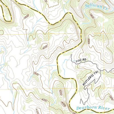 United States Geological Survey Coburn Mountain, MT (2020, 24000-Scale) digital map