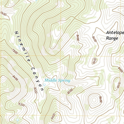 United States Geological Survey Cockalorum Spring, NV (2021, 24000-Scale) digital map