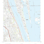 United States Geological Survey Cocoa, FL (2021, 24000-Scale) digital map