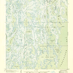 United States Geological Survey Cocodrie, LA (1945, 31680-Scale) digital map