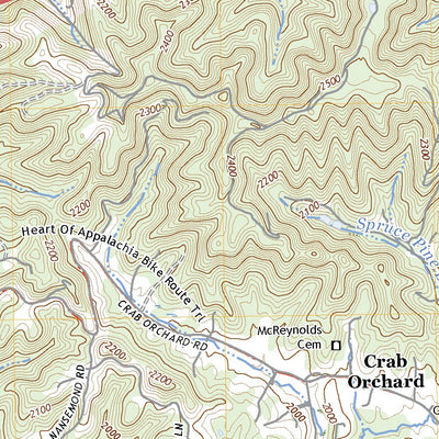 United States Geological Survey Coeburn, VA (2022, 24000-Scale) digital map