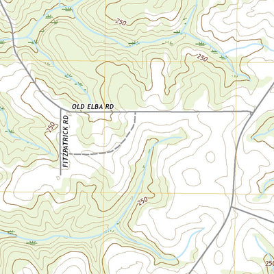 United States Geological Survey Coffee Springs, AL (2020, 24000-Scale) digital map
