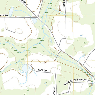 United States Geological Survey Cogdell, GA (2020, 24000-Scale) digital map
