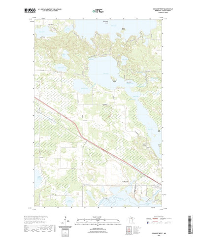 United States Geological Survey Cohasset West, MN (2022, 24000-Scale) digital map