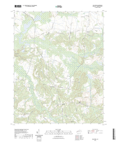United States Geological Survey Coiltown, KY (2022, 24000-Scale) digital map