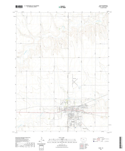 United States Geological Survey Colby, KS (2022, 24000-Scale) digital map