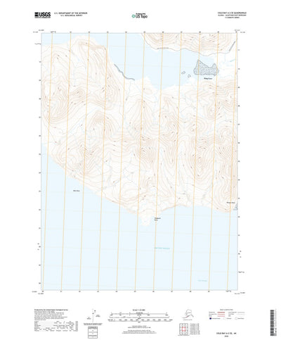 United States Geological Survey Cold Bay A-2 SE, AK (2020, 25000-Scale) digital map