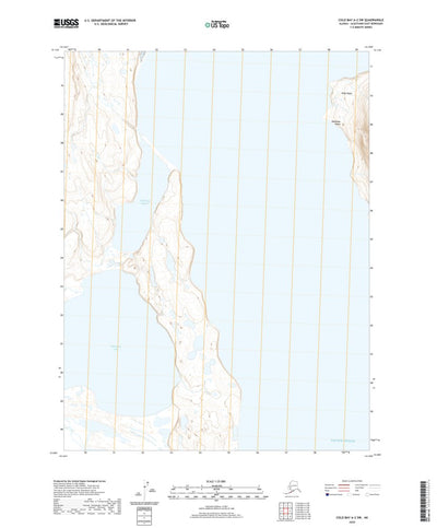 United States Geological Survey Cold Bay A-2 SW, AK (2020, 25000-Scale) digital map