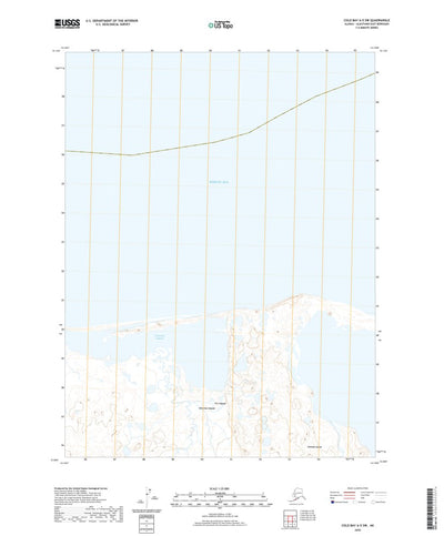 United States Geological Survey Cold Bay A-5 SW, AK (2020, 25000-Scale) digital map