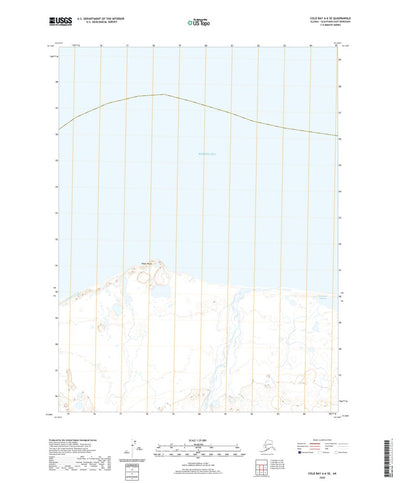 United States Geological Survey Cold Bay A-6 SE, AK (2020, 25000-Scale) digital map